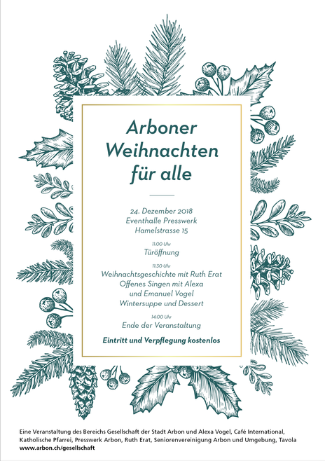 Flyer Weihnachten für alle