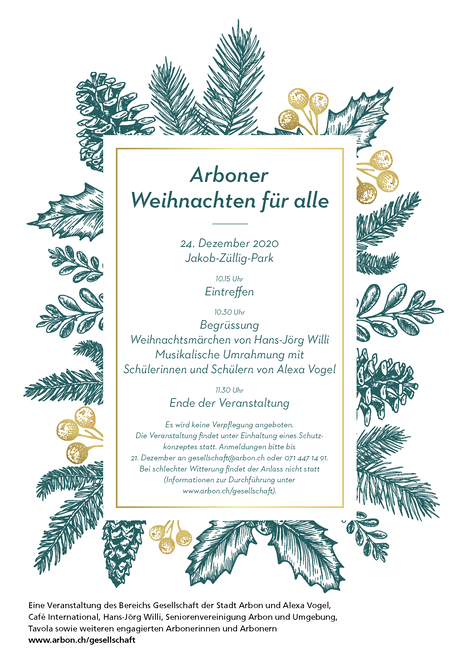 Arboner Weihnachten für alle