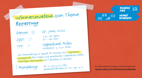 Bild Infoabend Bestattung